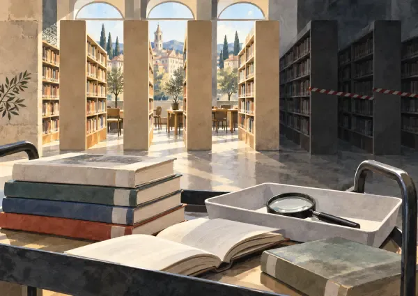 Bibliothèque d’Aix après sa réouverture