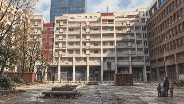Illustration - bâtiment B11 de l’îlot Milan