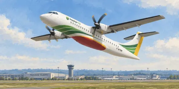 Illustration - ATR 72 transformé à Blagnac