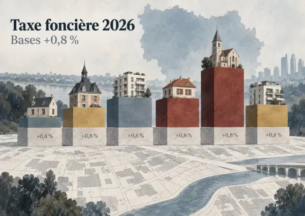 Illustration - avis de taxe foncière francilien