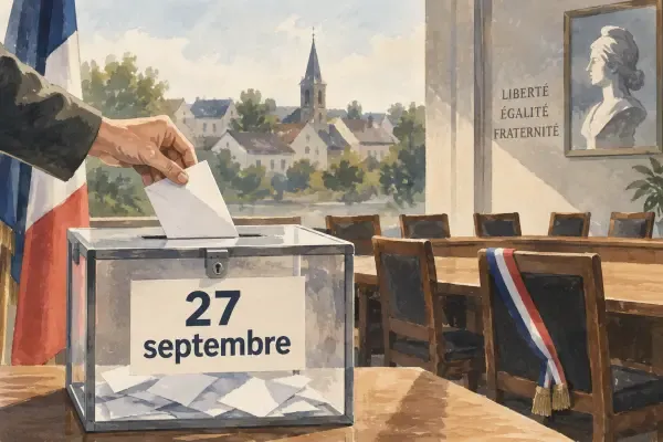 Illustration - urne électorale à Vicq