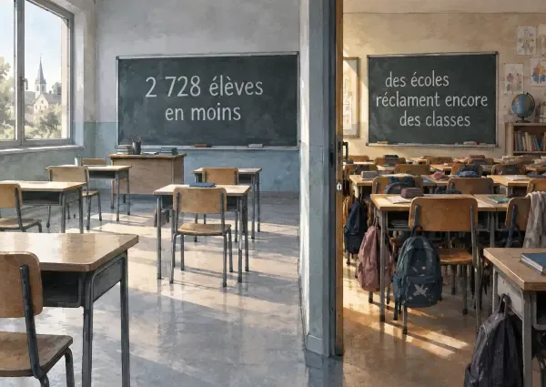 Illustration d’une classe du Val-de-Marne