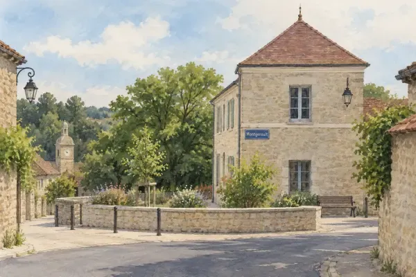 Illustration - centre de Montgeroult rénové
