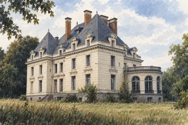 Illustration - Château de Bellefontaine à Samois-sur-Seine