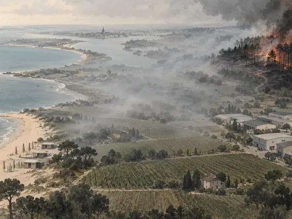 Illustration - Entreprises girondines après les incendies