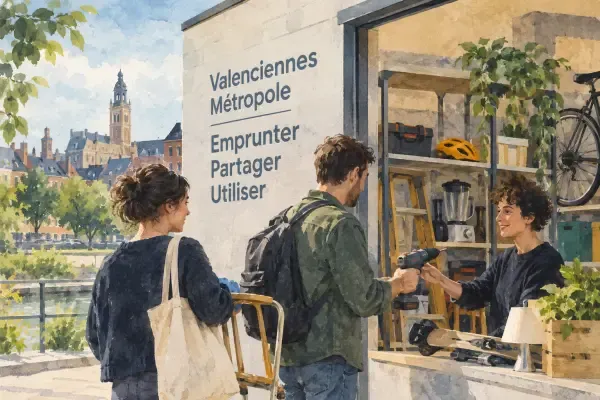 Illustration - Objets du quotidien à emprunter