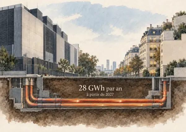 Illustration - chaleur d’un data center