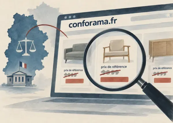 Illustration de prix barrés Conforama