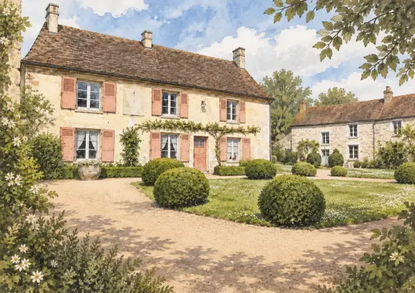 Illustration - Maison Germaine et outils d’artisanat
