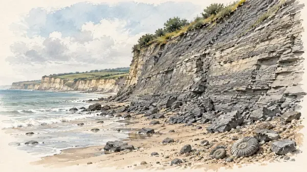 Falaises jurassiques du Calvados