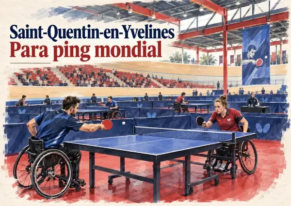 Illustration - para ping au Vélodrome