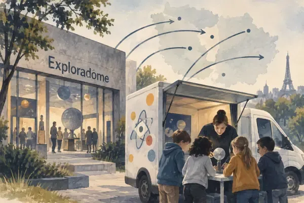 Illustration de l’Exploradôme itinérant