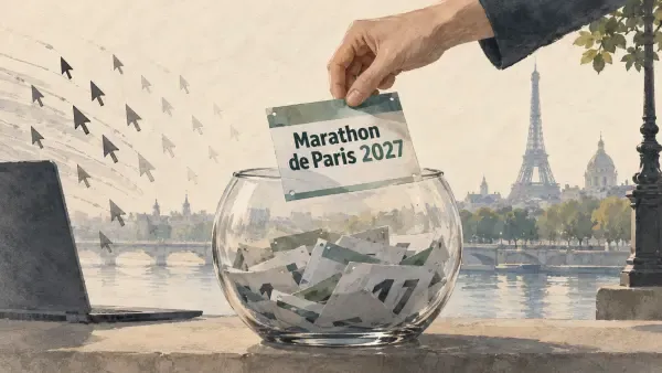 Illustration - coureurs du Marathon de Paris