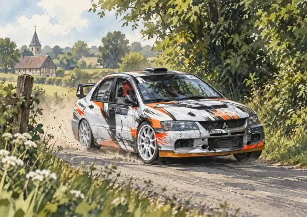Illustration - Rallye sur route du Pays d’Auge