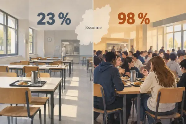 Illustration - cantine de collège en Essonne