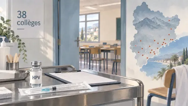 Illustration - vaccination au collège