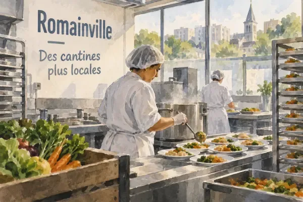 Cuisine scolaire et repas à Romainville