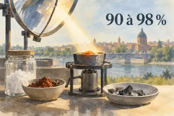 Illustration - métallurgie solaire à Toulouse
