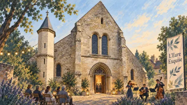 Illustration de concerts dans des villages