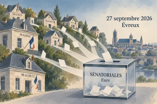 Illustration - Vote sénatorial à Évreux