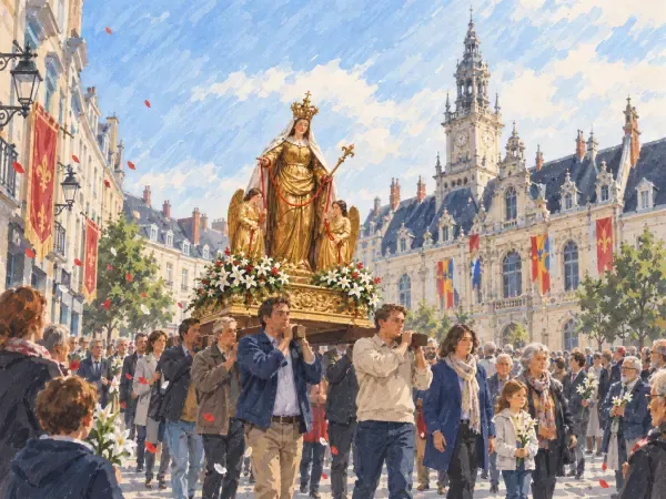 Procession du Saint-Cordon à Valenciennes