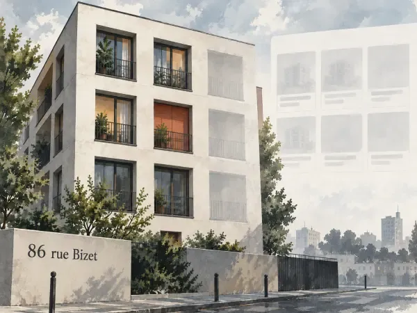 Illustration de logements rue Bizet