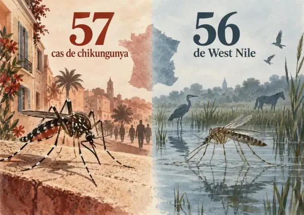 Illustration - Moustiques et circulation des arbovirus
