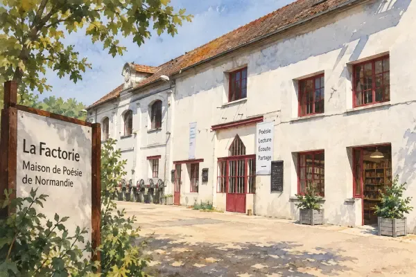 Illustration - Recueils de poésie à La Factorie