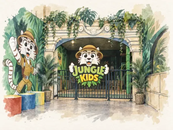 Illustration du parc Jungle Kids