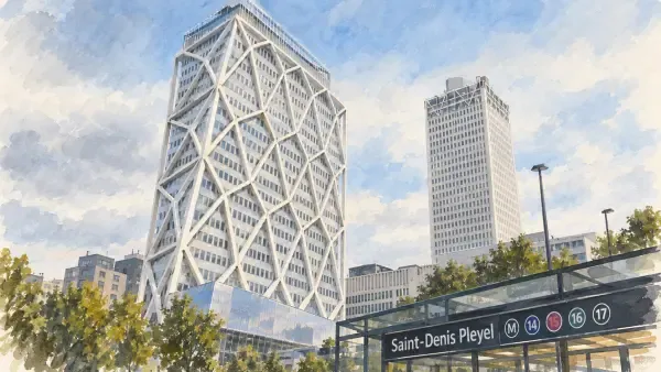 Illustration - bureaux de Paris Pleyel
