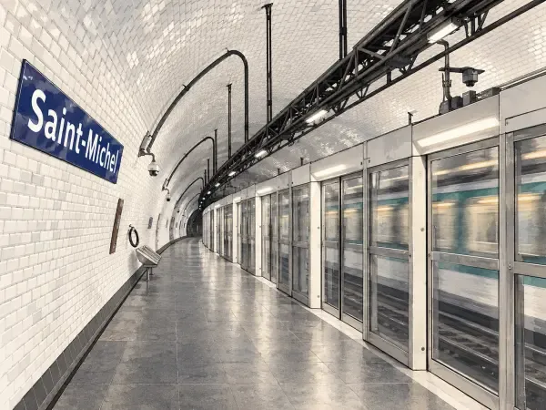 Illustration - Station Saint-Michel fermée