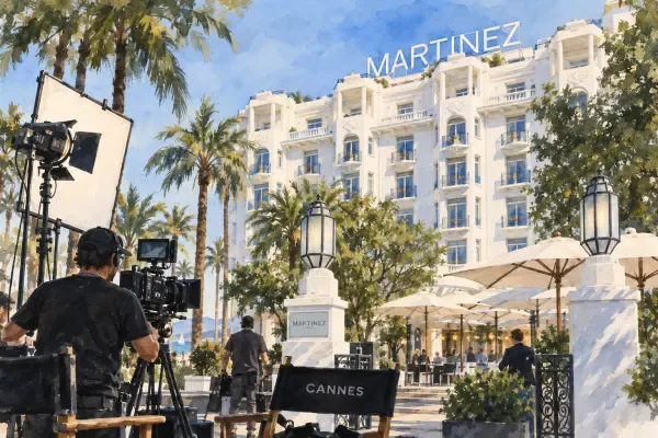 Illustration de tournages à Cannes
