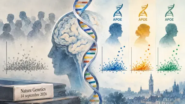 Illustration - génétique et recherche sur Alzheimer