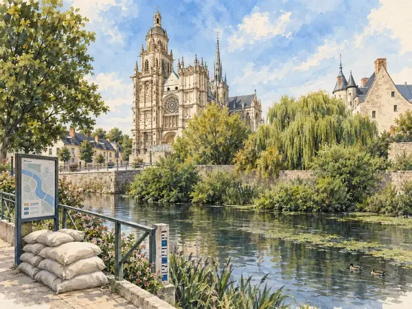 Illustration - Évreux face au risque de crue
