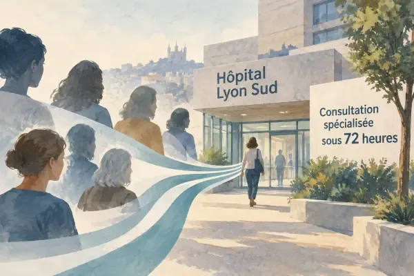 Illustration - parcours cancer de l’ovaire Lyon Sud