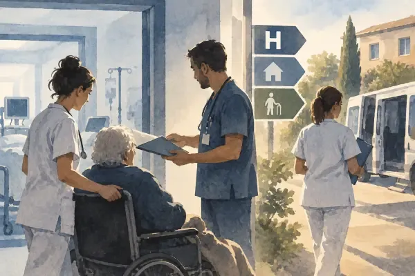 Illustration - relais entre équipes soignantes