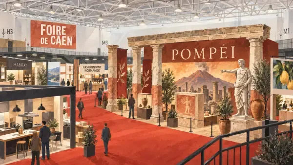 Illustration - Pompéi à la Foire de Caen
