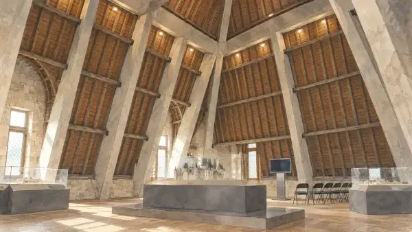 Illustration - Intérieur du château de Gaillon