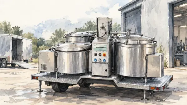 Illustration - Cuisine mobile déployée sur le terrain