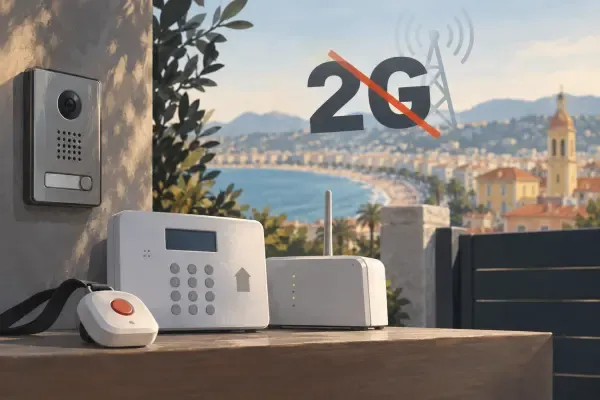 Illustration d’appareils connectés en 2G
