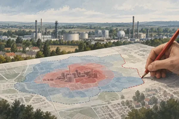 Carte du risque industriel à Mitry-Compans
