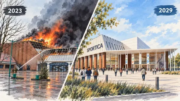 Illustration du futur Sportica à Gravelines