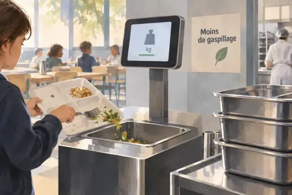 Illustration - cantine scolaire à Clichy