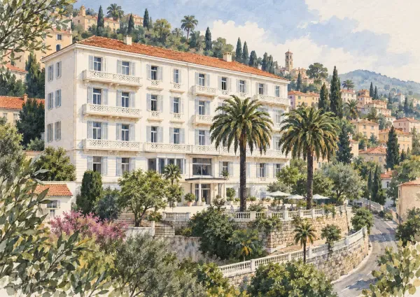 Illustration de l’Hôtel Victoria à Grasse