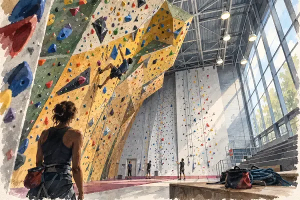 Mur d’escalade à La Poterne