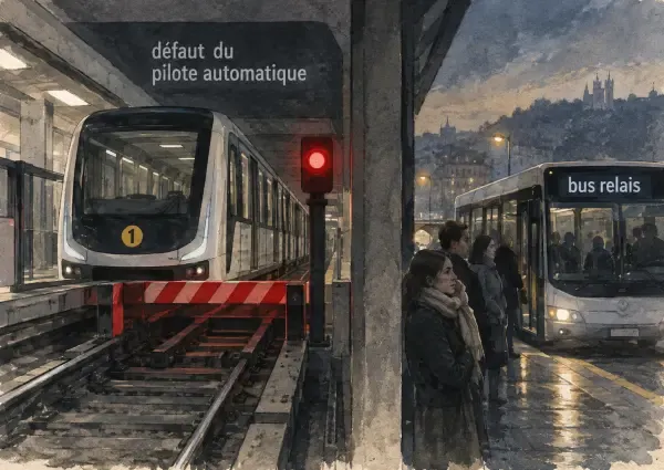 Métro lillois interrompu à Villeneuve-d’Ascq