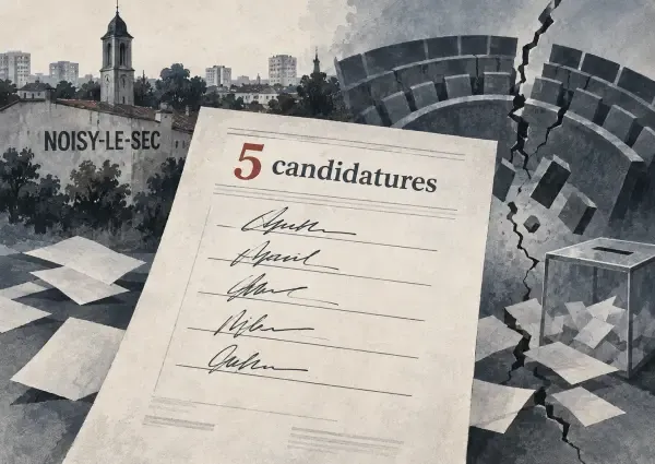 Illustration - urne et bulletins sous contrôle judiciaire