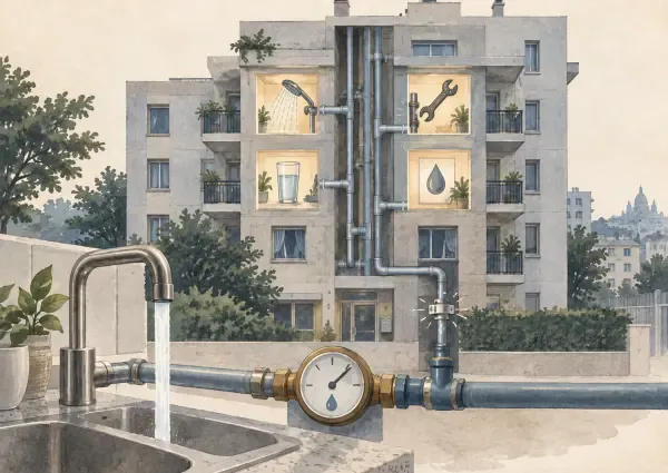 Illustration - eau et logement social