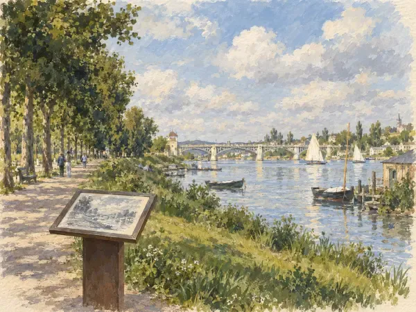 Illustration - Monet à Argenteuil
