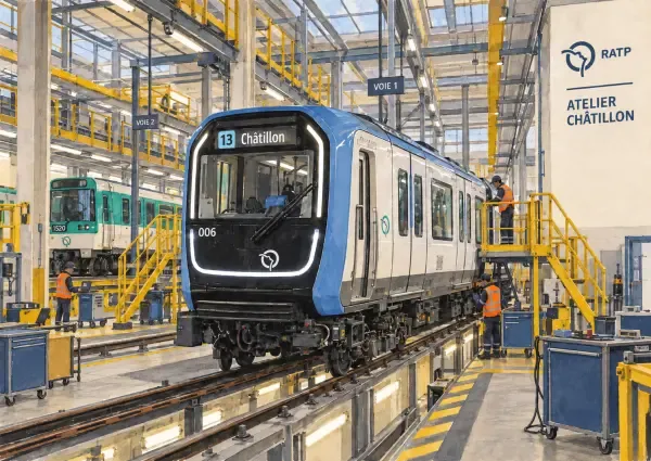 Illustration de l’atelier RATP de Châtillon